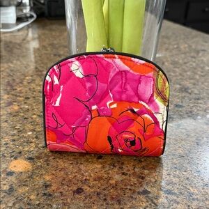 Vera Bradley Pink and Orange Floral wallet